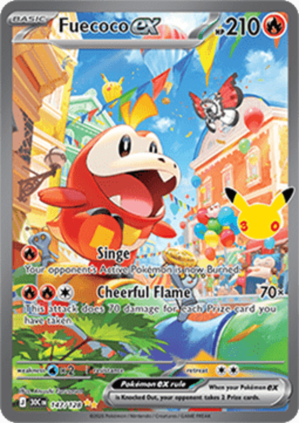 Chase Card - Fuecoco 147 - 30th Celebration