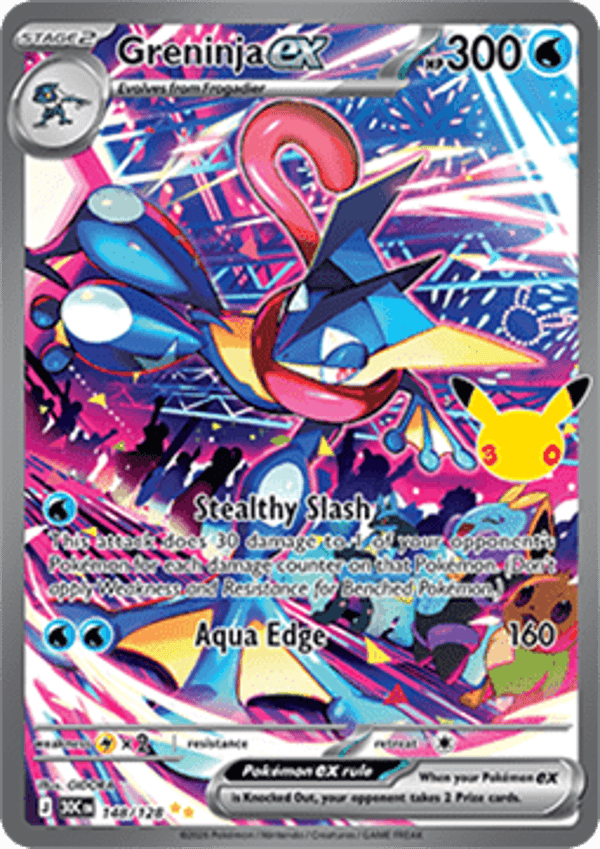 Chase Card - Greninja 148 - 30th Celebration