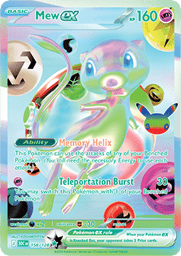 Chase Card - Mew 158 - 30th Celebration