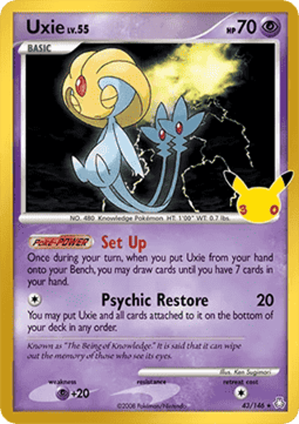 Chase Card - Uxie - 30th Celebration