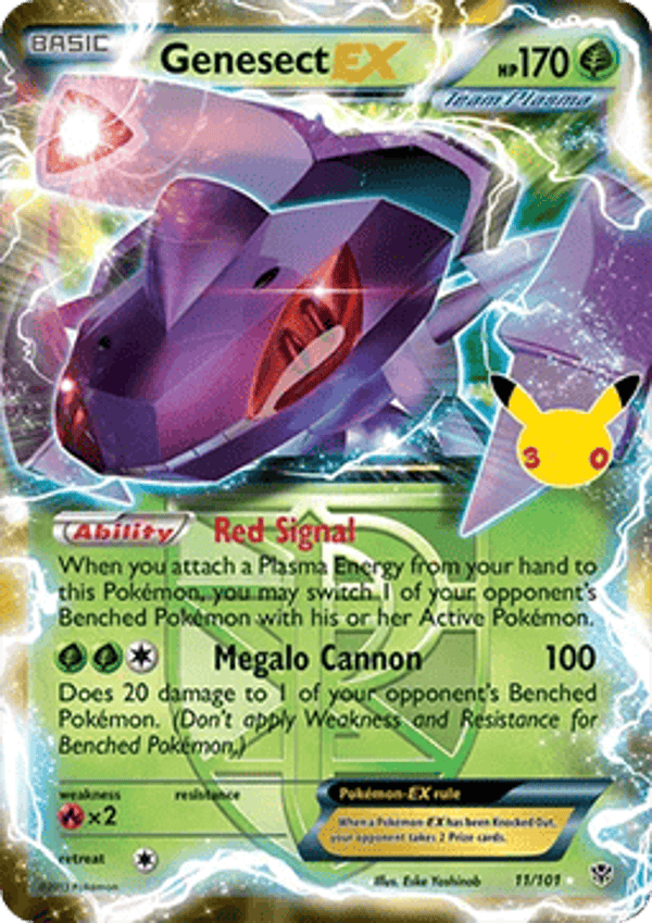 Chase Card - Genesect - 30th Celebration