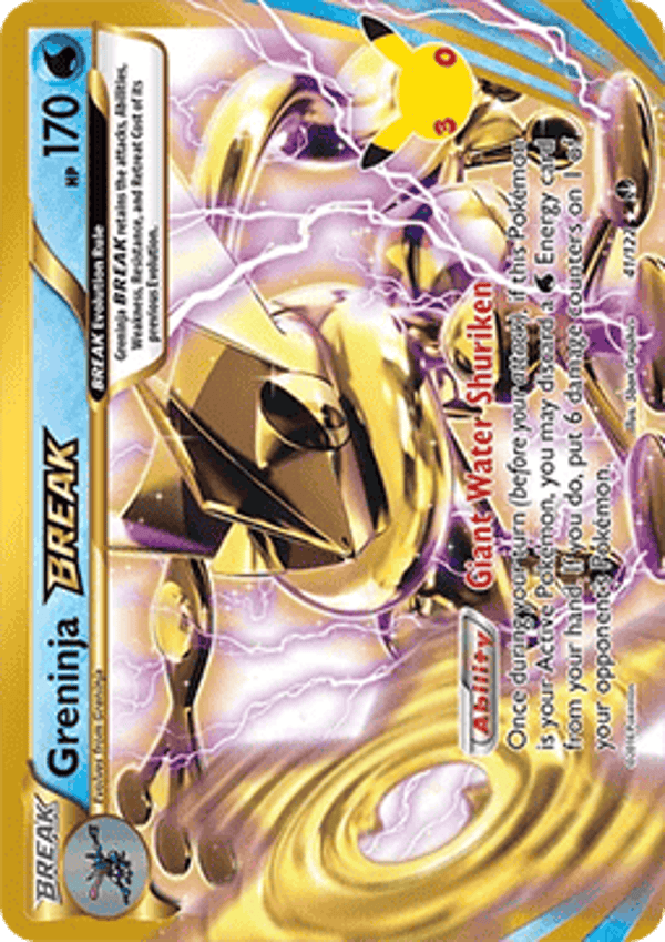 Chase Card - Greninja BREAK - 30th Celebration