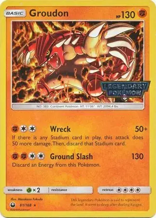 Chase Card - Groudon - Promo SEALED