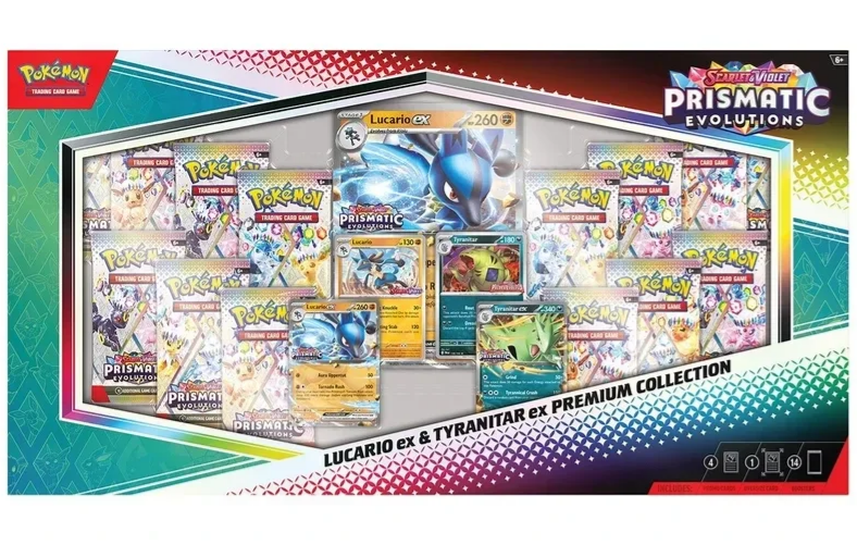 Lucario ex & Tyranitar ex Premium Collection Box
