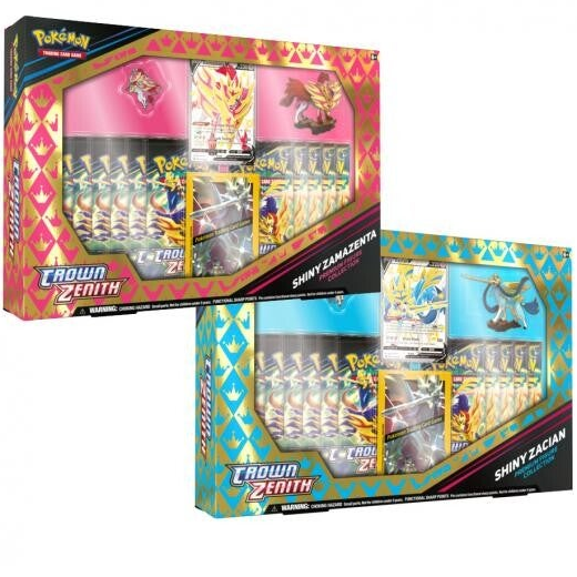 Crown Zenith Zacian/ Zamazenta Collection Box