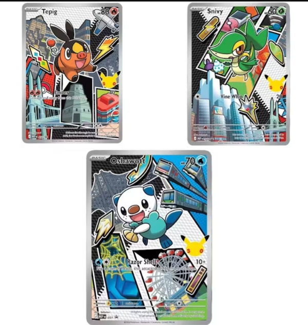 Chase Card - Snivy, Oshawatt & Tepig - Promo