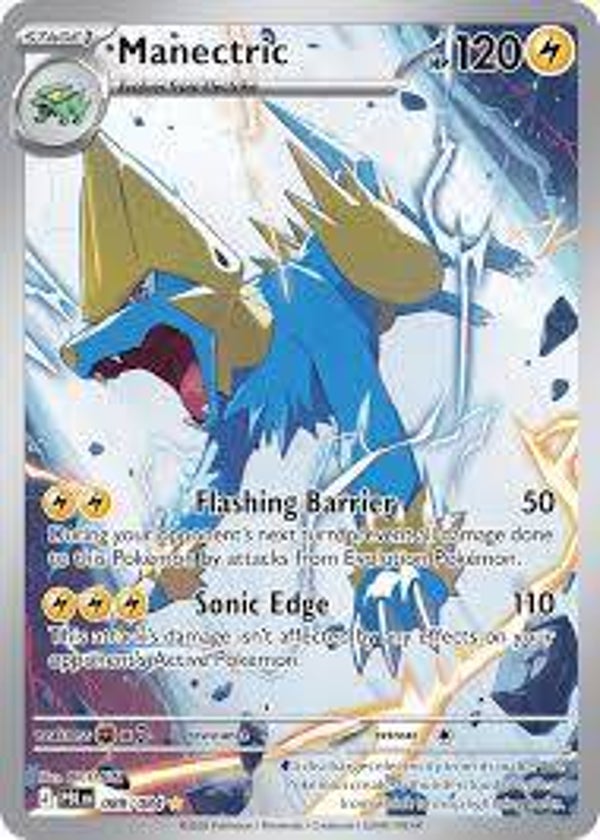 Chase Card - Manectric - Pitch Black