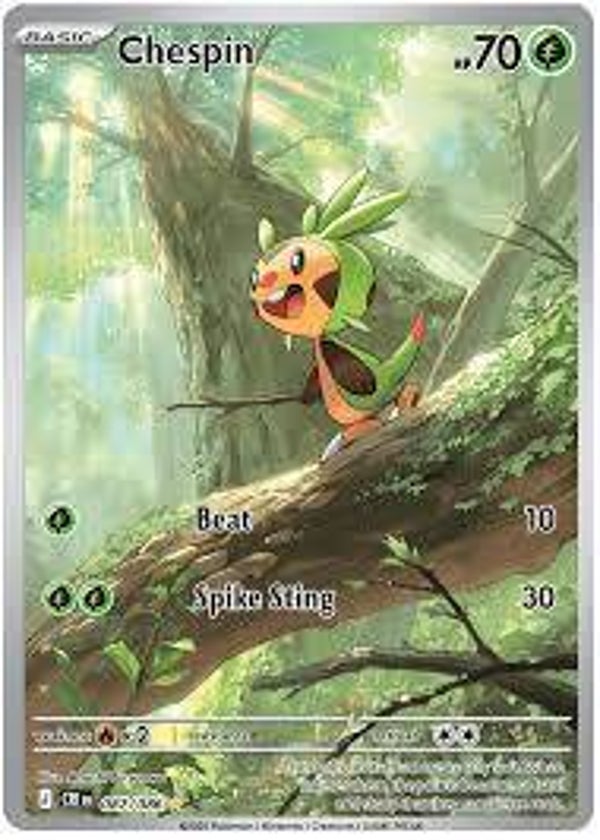 Chase Card - Chespin 087 - Chaos Rising