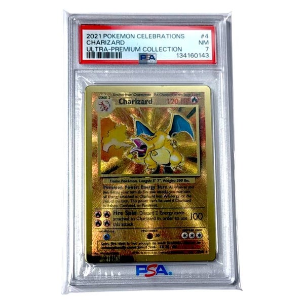 Charizard METAL PSA 7