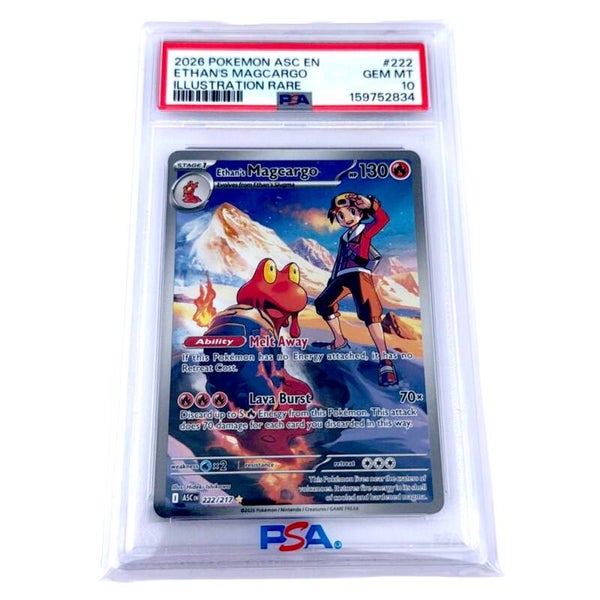 Ethan’s Magcargo PSA 10