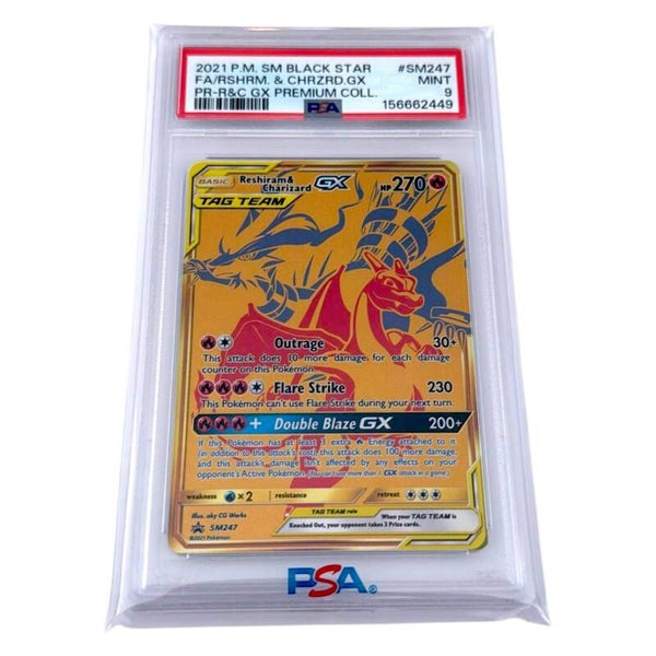Reshiram Charizard PSA 9