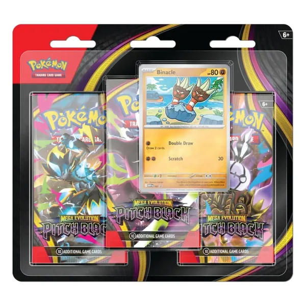 Pitch Black 3-pack Blister