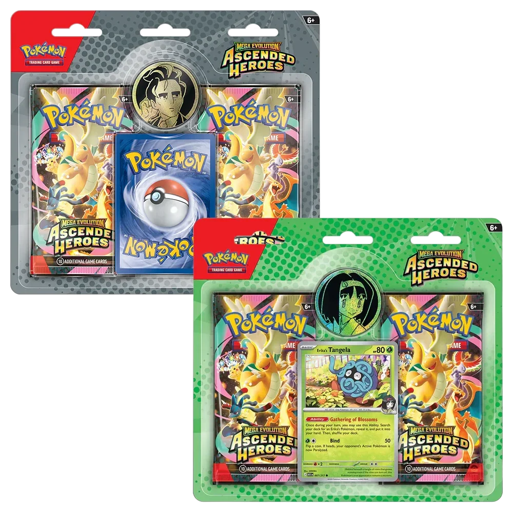 Ascended Heroes 2-Pack Blister (Erika, Larry)
