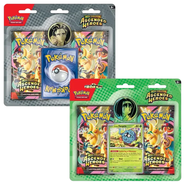 Ascended Heroes 2-Pack Blister (Erika, Larry)
