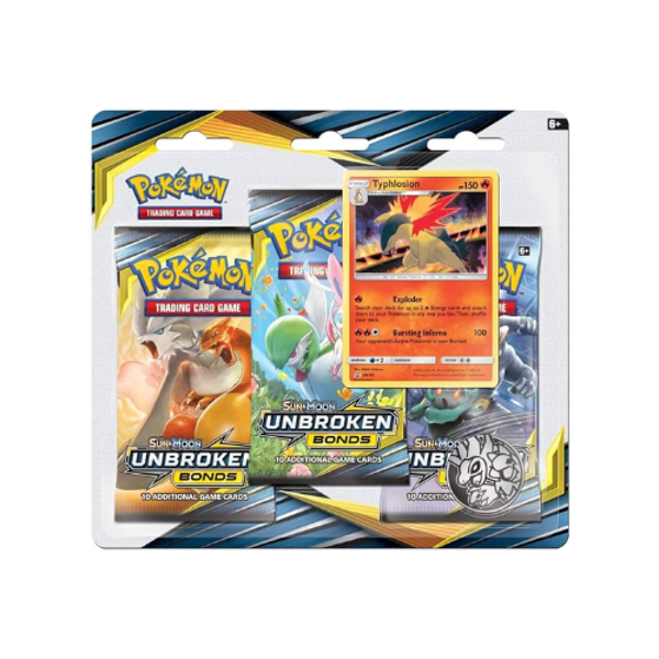 Unbroken Bonds 3-pack Blister Typhlosion