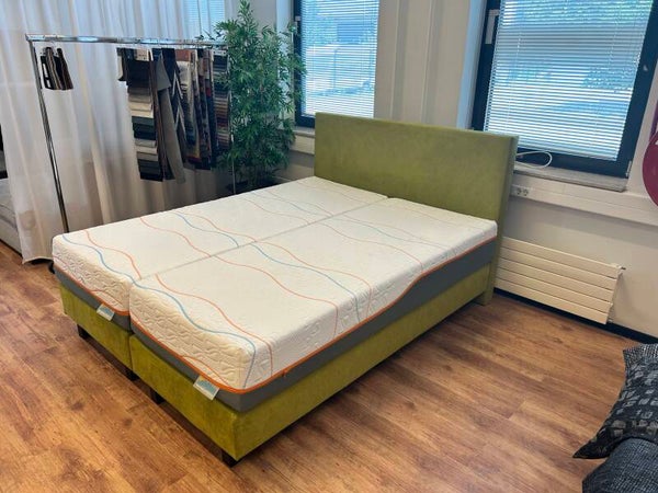 Boxspring Lime 160x200 incl. M line slowmotion 8 matrassen