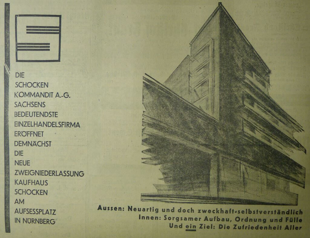 Luftaufnahme der Umgebung um den Feuerweg 1927. Am unteren Bildrand ist der Kohlenhof zu erkennen. Am rechten Bildrand verläuft von Norden nach Süden die Steinbühler Straße.