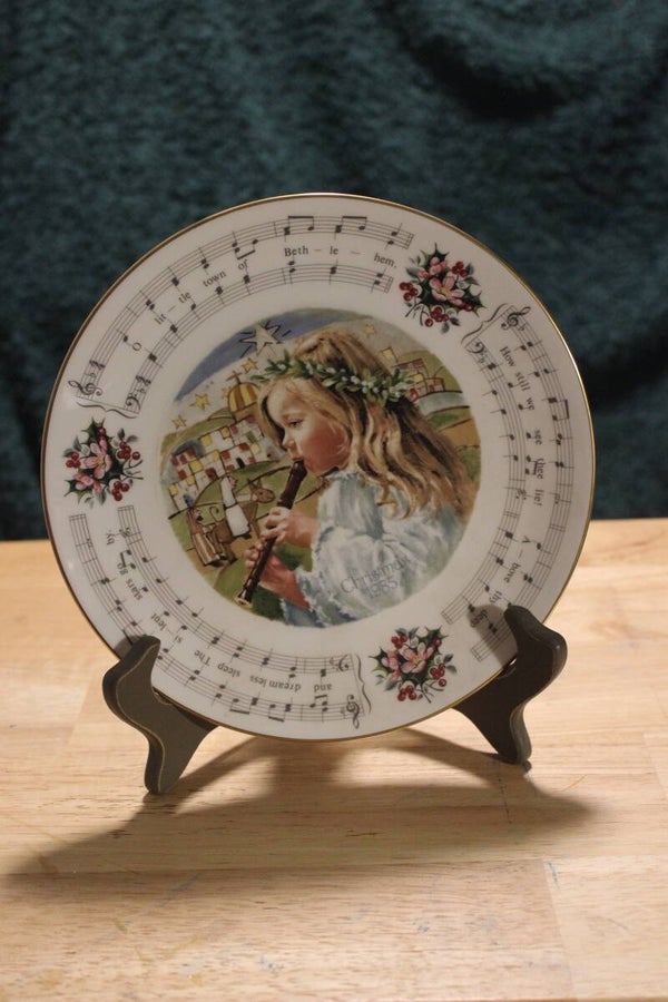 O little town of Bethlehem collector plate