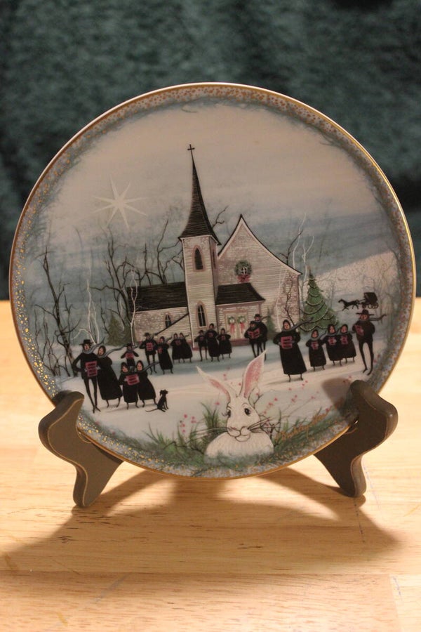 Christmas Carol collector plate