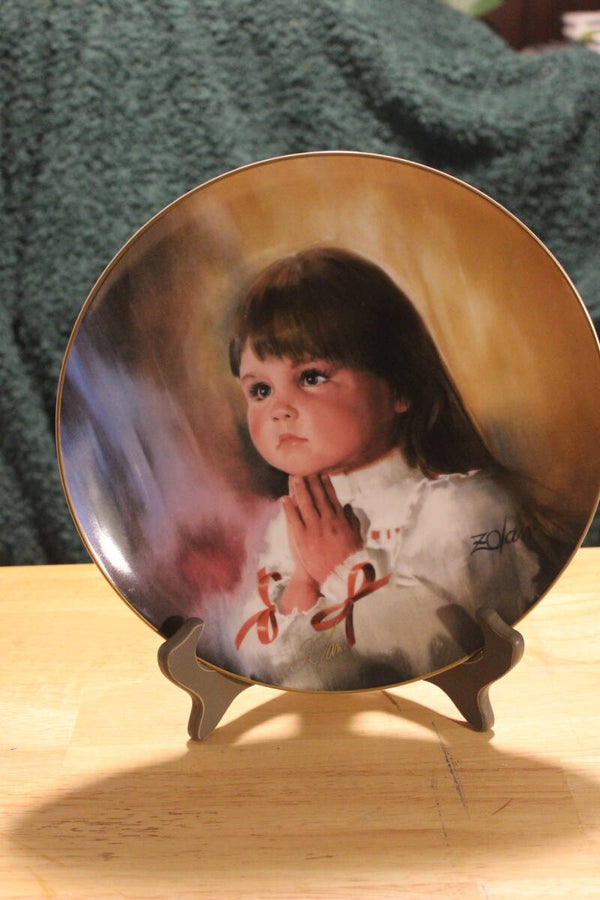 A Christmas Prayer collector plate