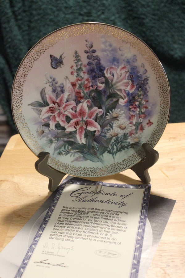 " Lily Concerto" Collector plate