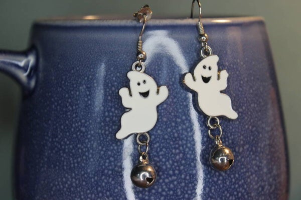 Ghost Bell earrings (21c)