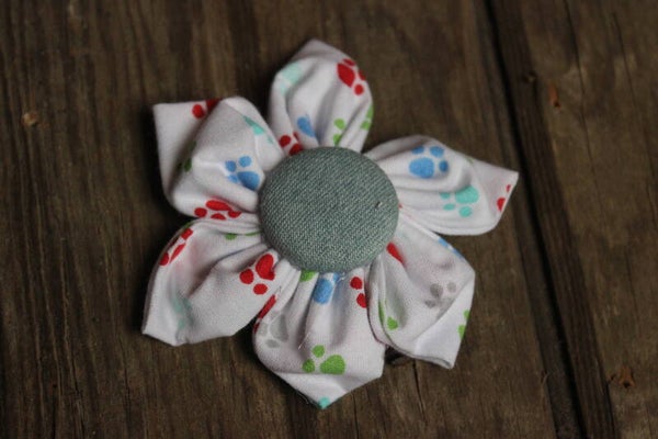 Paws print barrette (245)