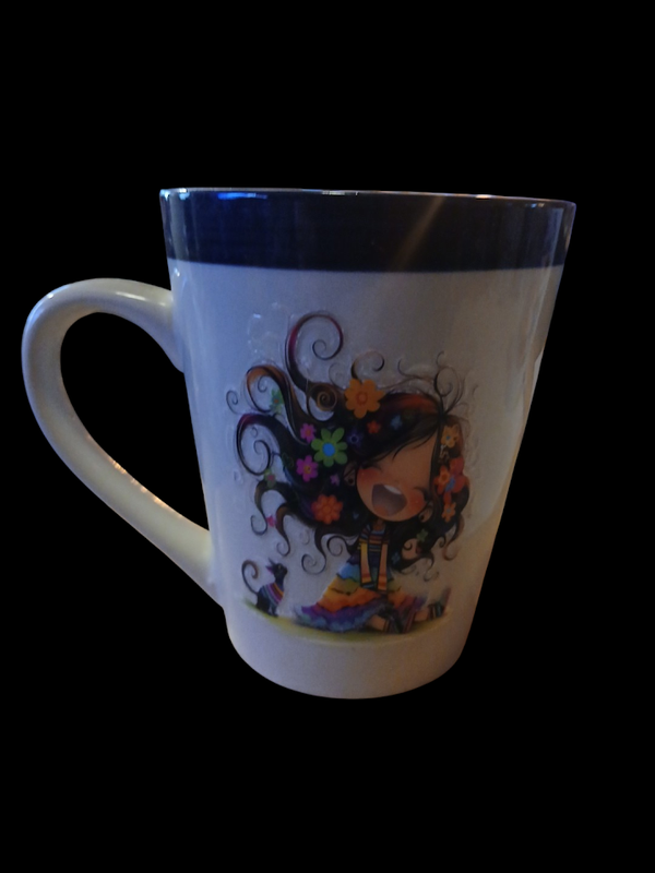 Funny little girl mug (3146)