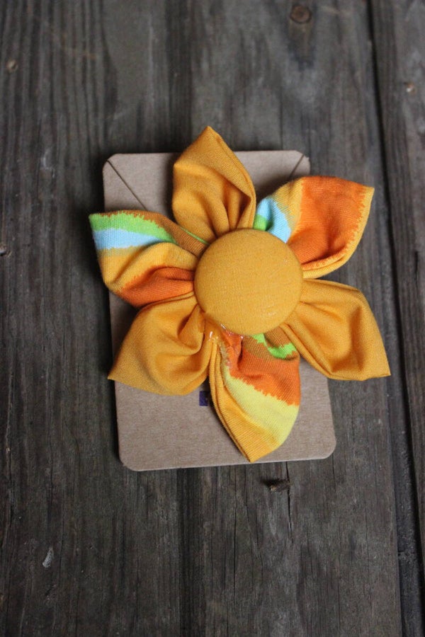 60s sunrise hair barrette (34657)