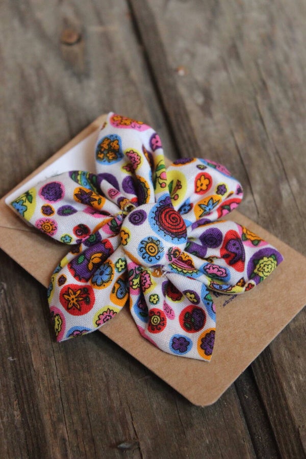 Bunny circle hair Barrette   (43648)