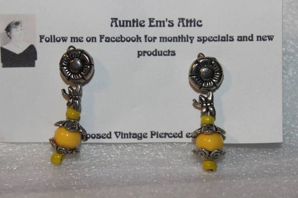 Dragon fly earrings (59c)