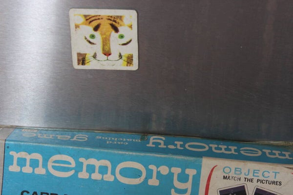 Memory game tiger magnet (6006)