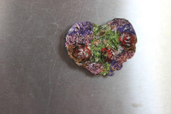 Floral Heart magnet (6148)