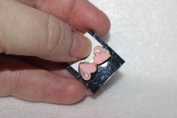 Metal Heart earrings (heart 3c)