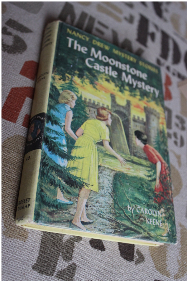 Nancy Drew mystery book.... The moonstone Castle Mystery