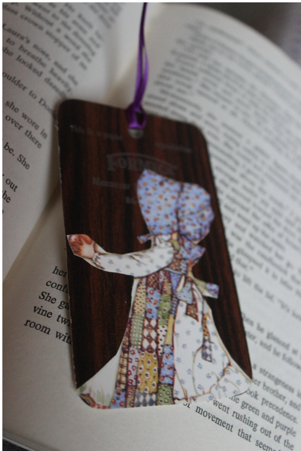 Hobby blue girl bookmark (20144)