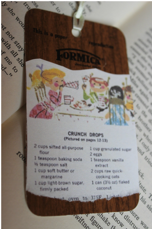 Vintage Recipe bookmark (20211)