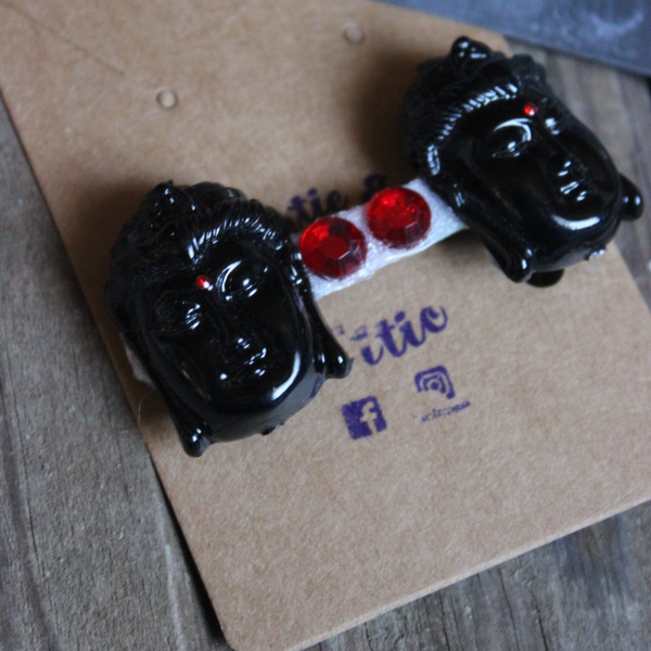 Asian inspired hair barrette  (369)