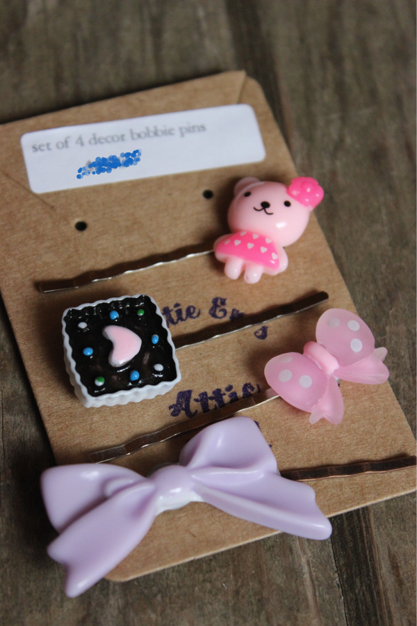 Girlie hair pins (56322)