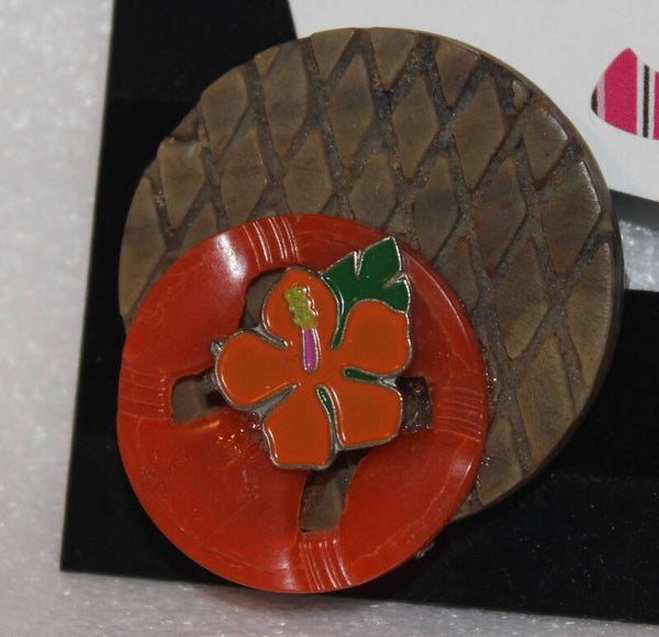 Hawaii Button pin (0438)