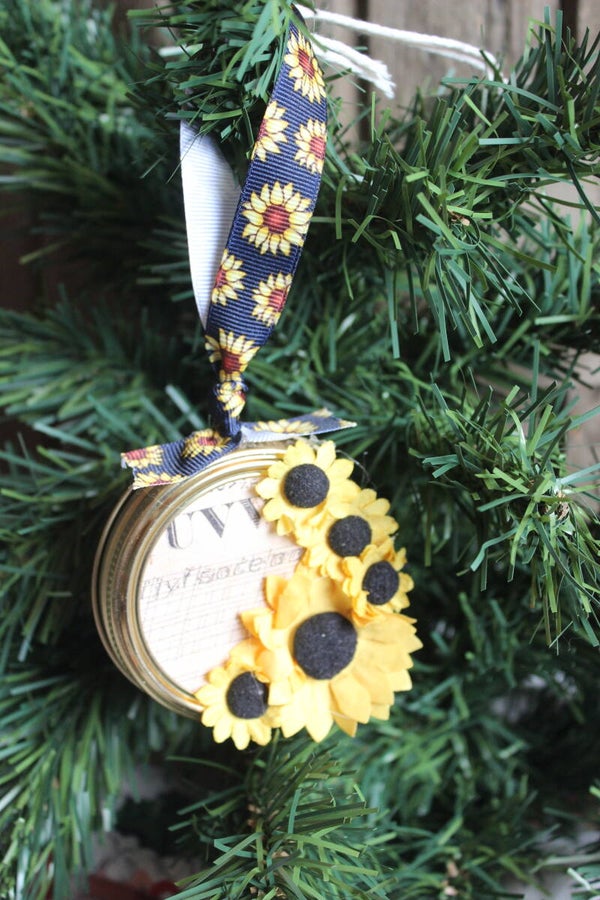 Sunflower ring orniment             (0004)