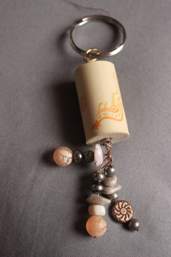 Kangaroo Patch wine cork keychain ( 12340)