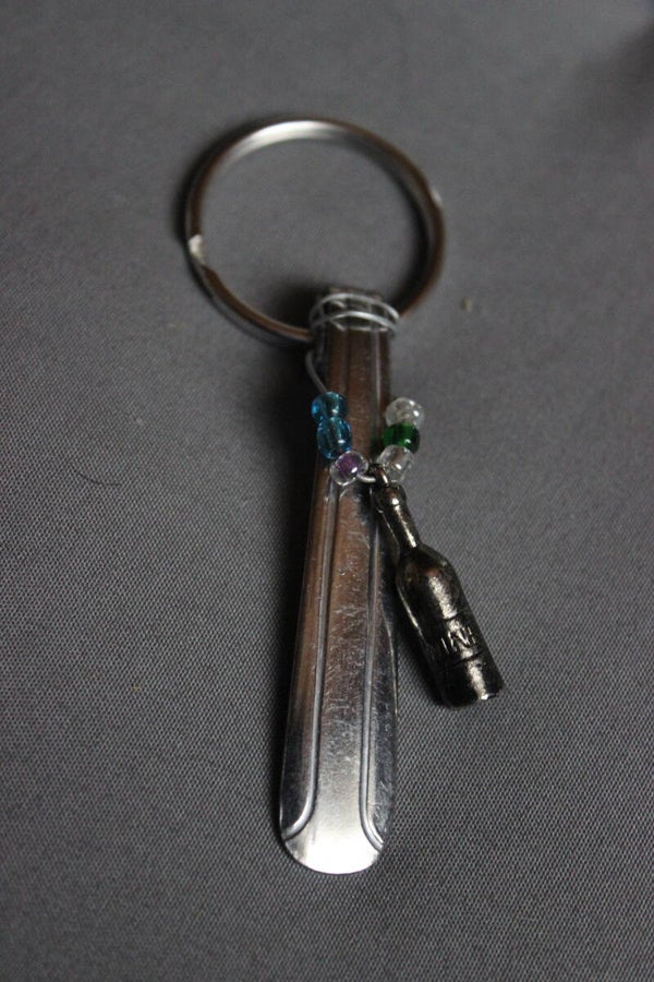 WINE stick spoon handle keychain (12369)