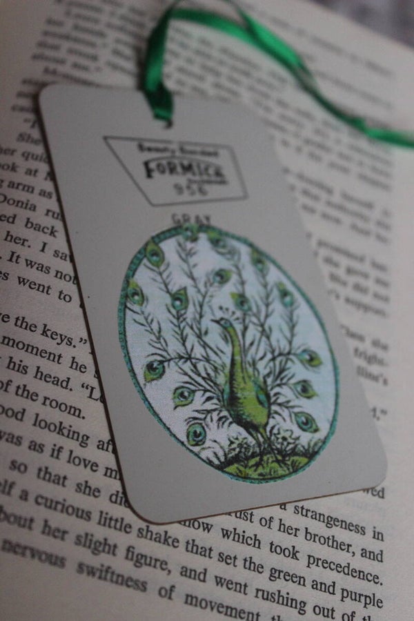 Peacock bookmark (20145)