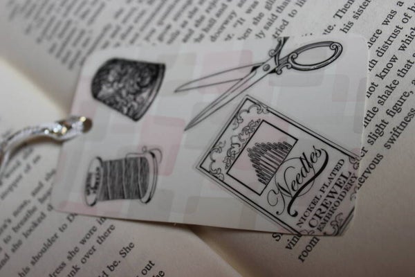 Vintage Sewing Bookmark (20179)