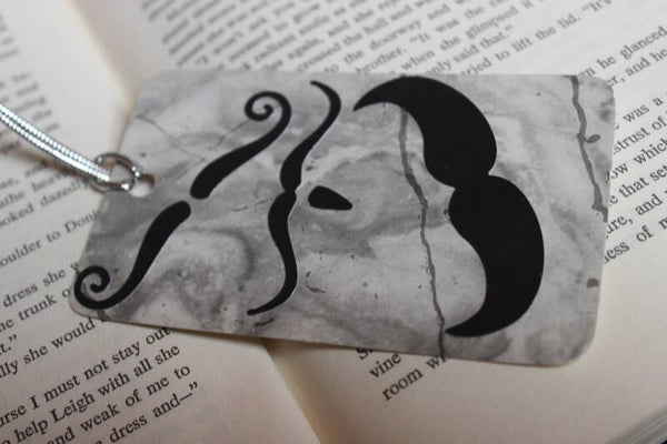 Mustache Bookmark (20180)