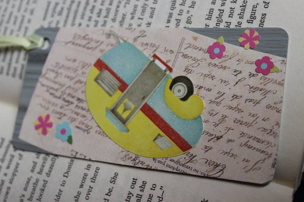 Camper postcard bookmark (20199)