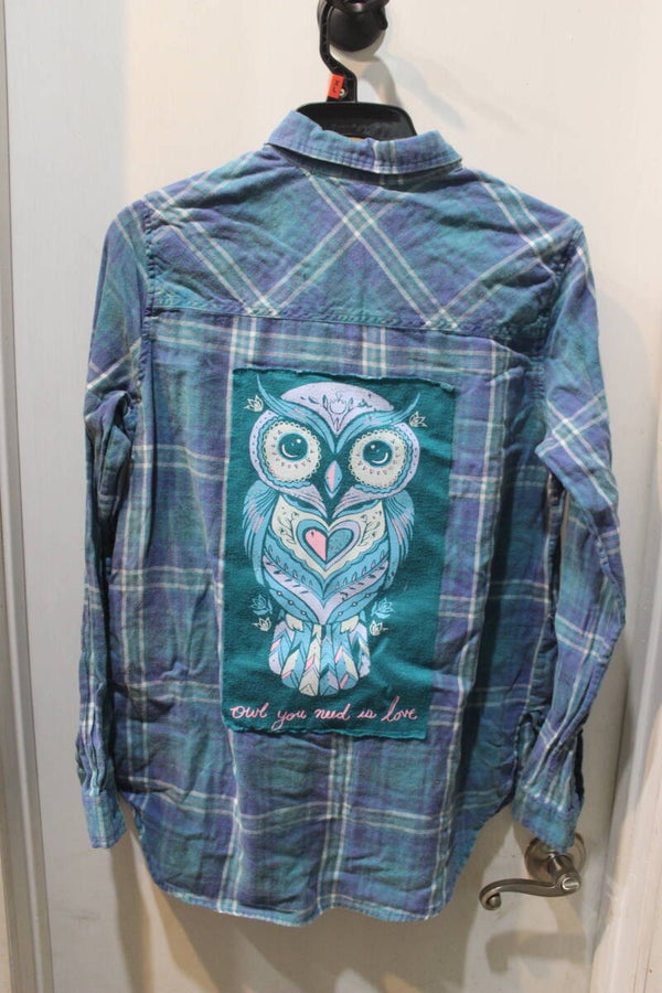 owl Flannel shirt
