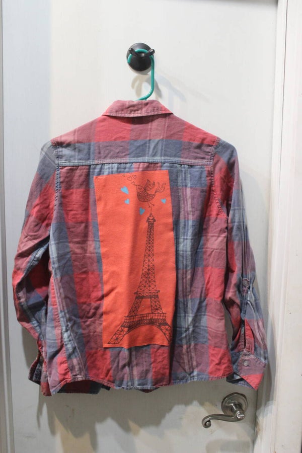 Paris Birds dress shirt