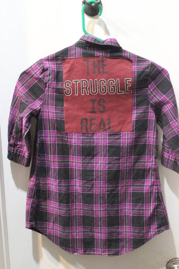 "Struggle" Cotton shirt